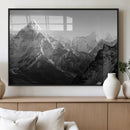 Everest Himalaya Mountain Peaks Black & White Triptych