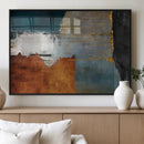 Modern Abstract Canvas Art Canvas Print - Framed and Ready