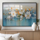 Abstract Flower Wall Art Canvas Print