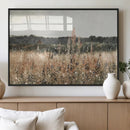 Abstract Wildflower Art Field Landscape Oil Painting Print,