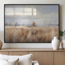 Golden Fields Wall Art Print Canvas – Serene Landscape of by MyGreatCanvas | Canvas Wall Art Prints | Photo Prints & Wall Decor