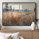 Golden Fields Canvas Wall Art Print – Serene Landscape of