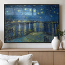 Vincent van Gogh Starry Night over the Rhone Abstract Wall
