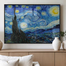 Vincent Van Gogh The Starry Night Abstract Wall Art Canvas