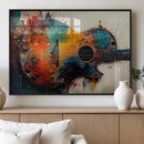 Abstract Guitar Wall Art Canvas | Vibrant Music-Inspired Art by MyGreatCanvas | Canvas Wall Art Prints | Photo Prints & Wall Decor