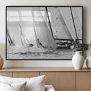 Yacht Sailboat Regatta Canvas Wall Art Canvas Print