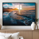 Beach Ocean Sunset on the Sea Wall Art Canvas, Beach Ocean by MyGreatCanvas | Canvas Wall Art Prints | Photo Prints & Wall Decor