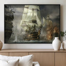 Pirate Ship War Wall Art Canvas Print by MyGreatCanvas | Canvas Wall Art Prints | Photo Prints & Wall Decor