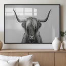 Farmhouse Longhorn Wall Art Canvas Print, Longhorn Texas by MyGreatCanvas | Canvas Wall Art Prints | Photo Prints & Wall Decor