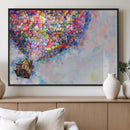 Don't Look Up Movie Canvas Wall Art - Vibrant Floating House