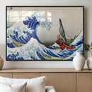 Katsushika Hokusai Kanagawa Giant Wave Wall Art Canvas Print