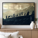 Fellowship Journey Wall Art – Fantasy Adventure Canvas Print by MyGreatCanvas | Canvas Wall Art Prints | Photo Prints & Wall Decor