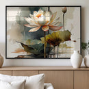Lotus Flower Watercolor Canvas Print – A Symbol of Serenity by MyGreatCanvas | Canvas Wall Art Prints | Photo Prints & Wall Decor