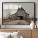 Farmhouse Rustic Barn Wall Art Canvas Print – Framed and