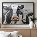 Vintage Baby and Mom Cattle Wall Art Canvas Print by MyGreatCanvas | Canvas Wall Art Prints | Photo Prints & Wall Decor