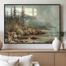 Abstract Acadia National Park Wall Art Canvas Print -
