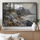 Serene Coastal View of Acadia National Park - Stunning