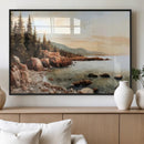 Serene Coastal View of Acadia National Park Wall Art -
