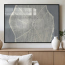 Abstract Tree Ring Wall Art Canvas Print – Nature-Inspired,