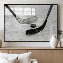 Winter Ice Hockey Sport Canvas Wall Art Print - Hockey Wall by MyGreatCanvas | Canvas Wall Art Prints | Photo Prints & Wall Decor