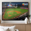 Angel Stadium Aerial Canvas Print – Los Angeles Angels