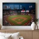 St. Louis Cardinals Baseball Team Print - Busch Stadium Wall by MyGreatCanvas | Canvas Wall Art Prints | Photo Prints & Wall Decor