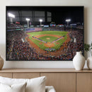 Fenway Park Wall Art Canvas Print | Large Baseball Stadium