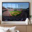 Cincinnati Reds Baseball Canvas Print - American Ball