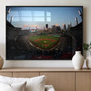 PNC Park Evening Game Triple Canvas Wall Art - Pittsburgh