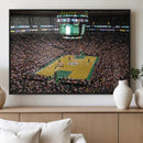 TD Garden Basketball Canvas Wall Art - Boston Celtics Live by MyGreatCanvas | Canvas Wall Art Prints | Photo Prints & Wall Decor
