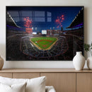 Truist Park Atlanta Braves Baseball Stadium Wall Art Print | by MyGreatCanvas | Canvas Wall Art Prints | Photo Prints & Wall Decor