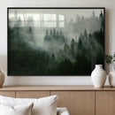 Foggy Forest Wall Art – Tranquil Green Woodland Canvas by MyGreatCanvas | Canvas Wall Art Prints | Photo Prints & Wall Decor