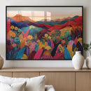 YAYOI KUSAMA Abstract Print - Landscape Canvas Wall Art