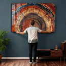Abstract Tree Ring Art, Colorful Tree Ring Wall Decor, by MyGreatCanvas | Canvas Wall Art Prints | Photo Prints & Wall Decor