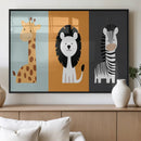 Boho Jungle Animal Nursery Wall Art Prints – Safari Decor
