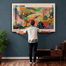 Yayoi Kusama Japanese Art Canvas Print, Abstract Art, Large