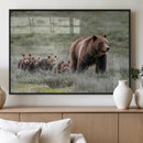 Wildlife Photography of 399 Grizzly Bear Cubs | Queen of the by MyGreatCanvas | Canvas Wall Art Prints | Photo Prints & Wall Decor