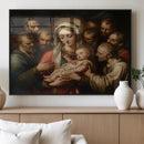 Religious Canvas Wall Art Print - Madonna and Child with by MyGreatCanvas | Canvas Wall Art Prints | Photo Prints & Wall Decor