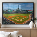 Wrigley Field Chicago Cubs Panoramic Canvas Print –