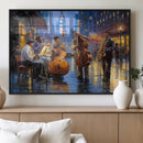 Colorful Jazz Wall Art - African American Music Canvas Print