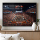 Texas Stadium Night Game Wall Art Canvas Print – Vibrant