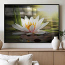 Lotus Flower Wall Art Canvas Print, Water Lily Large Wall
