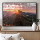 Mountain Sunrise Wall Art – Framed Alpine Ridge Canvas by MyGreatCanvas | Canvas Wall Art Prints | Photo Prints & Wall Decor