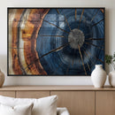 Framed Abstract Tree Ring Wall Art Print Natural Rustic Wood by MyGreatCanvas | Canvas Wall Art Prints | Photo Prints & Wall Decor
