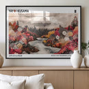 Yayoi Kusama Wall Art Canvas Print – Framed Large Abstract