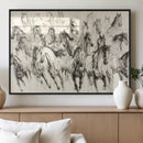 Abstract Horse Wall Art Canvas Print – Framed Horse Sketch by MyGreatCanvas | Canvas Wall Art Prints | Photo Prints & Wall Decor