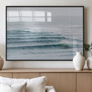 Ocean Waves Wall Art Canvas Print – Framed Surfer Lineup by MyGreatCanvas | Canvas Wall Art Prints | Photo Prints & Wall Decor