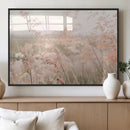 Pastel Grasses Wall Art Canvas Print – Framed Soft Meadow