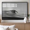 Black Wave Wall Art Canvas Print – Framed Abstract Surf by MyGreatCanvas | Canvas Wall Art Prints | Photo Prints & Wall Decor