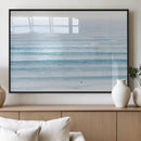 Ocean Wave Surfer Wall Art – Framed Minimal Seascape Canvas by MyGreatCanvas | Canvas Wall Art Prints | Photo Prints & Wall Decor